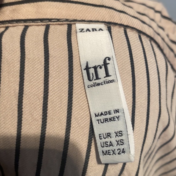 NEVER WORN Zara Striped Blouse, Size XS - Picture 5 of 5